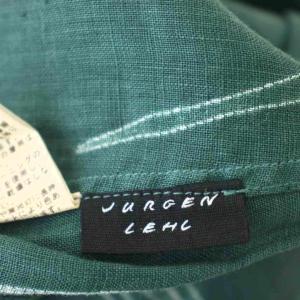 JURGEN LEHL リネンスカート ラップスカート ロング 麻 M 緑 グリーン J0162FS931 /G