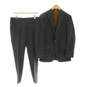 GINZA Global Style シングルスーツ セットアップ 上下 チェック テーラードジャケット