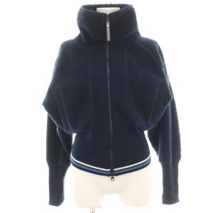ボアジャケット フリース ボリュームスリーブ ショート丈 M 紺 ネイビー DP3545 /HN
