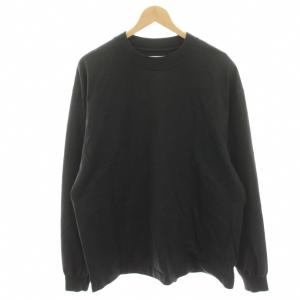 SUVIN SUPIMA L/S TEE HEAVY Tシャツ カットソー 長袖 3 黒 ブラック KSBSC01