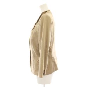 Max Mara タグ付き テーラードジャケット シングル 2B 七分袖 42 ベージュ 10412221 /HN