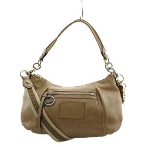 ポピー POPPY ショルダーバッグ ハンドバッグ 2way レザー ベージュ 16284 /AN37