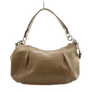 COACH ポピー POPPY ショルダーバッグ ハンドバッグ 2way レザー ベージュ 16284 /AN37