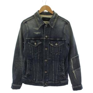 ジージャン Gジャン デニムジャケット USED加工 XL インディゴ /BM
