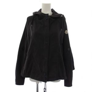 CHAR GIUBBOTTO モッズコート ショート丈 ジップアップ フード 1 紺 110934604105