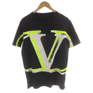 20AW Tシャツ カットソー 半袖 ロゴ L 黒 ブラック UV3MG08C6K7 /AN75