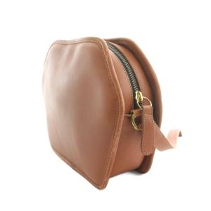 COACH ショルダーバッグ レザー チャーム付き 茶 ブラウン 324 /KU 39
