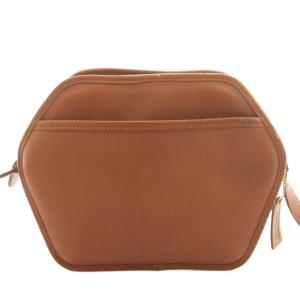 COACH ショルダーバッグ レザー チャーム付き 茶 ブラウン 324 /KU 39