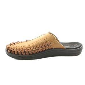 KEEN UNEEK II SLIDE ユニーク ツー スライド サンダル スエード US9.5 27.5cm 茶