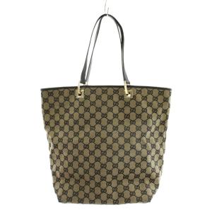 GGキャンバス トートバッグ ベージュ ネイビー 002・1098