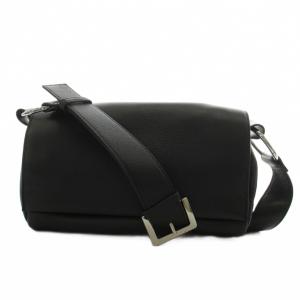 24SS レザーボディバッグ ブラック BEZ1041612A0001