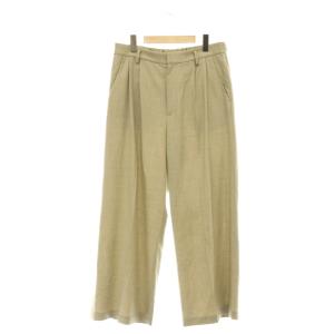 22AW パンツ スラックス ワイド タック M ベージュ 22030440004030  /CX
