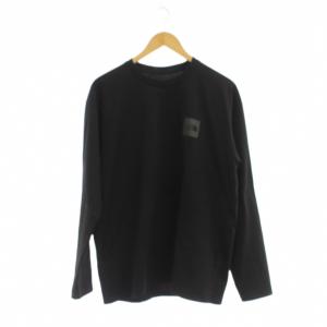 グラフィックエアリーリラックスティー Tシャツ L 黒 長袖 ロゴプリント /JP