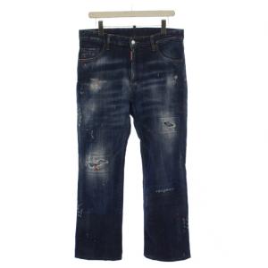 デニムパンツ ジーンズ ジップフライ ペンダント加工 USED加工 50 インディゴ S74LB0687