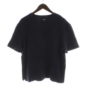 Tシャツ INT M 紺 ネイビー 無地 クルーネック 半袖 /GG