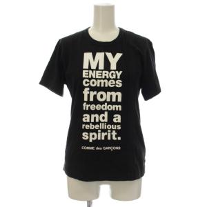 AD2018 Tシャツ 半袖 ロゴ カットソー S 黒 ブラック GE-T072 /G22