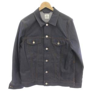 LANVIN en Bleu セットアップ 上下 デニムジャケット カバーオール ジーンズ 48 紺 ネイビー 116257 /HN
