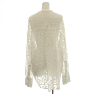 TODAYFUL Block Lace Shirts レースシャツ ブラウス シースルー 長袖 F 白 ホワイト 12220419