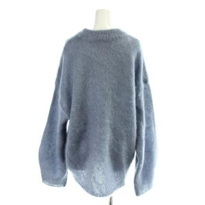 TODAYFUL Kid Mohair Knit ニット セーター モヘヤ F 青 ブルー 長袖 ラウンドネック 12220509