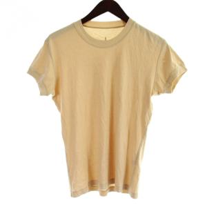 Tシャツ M ベージュ 無地 クルーネック 半袖 J0186UB705 /AP