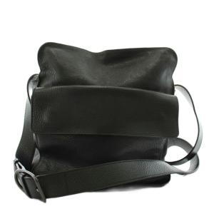 ショルダーバッグ レザー ブラック