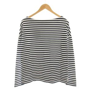 MADISONBLUE Tシャツ カットソー 長袖 ボーダー ロンT 00 紺 ネイビー 白 ホワイト MB224-7011EX
