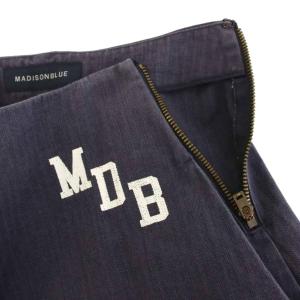MADISONBLUE 23AW PANEL FLARE SK HERRINGBONE パネルフレアスカート ヘリボーン ロング