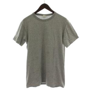 Tシャツ L グレー クルーネック 半袖 無地 /GG21