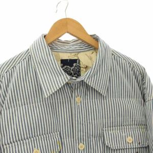 visvim HELLION DOWN JKT DMGD ダウンジャケット 4 ブルー 0224905013008