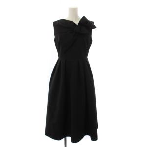× YUMI KATSURA 23AW YK アシンメトリーリボンドレス ワンピース ロング ノースリーブ
