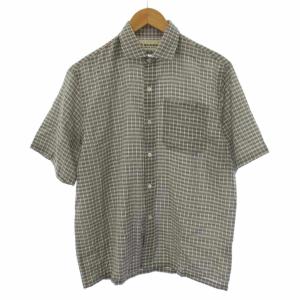 26SS DOBBY CHECKED HALF SLEEVE SHIRT シャツ ブラウス 半袖 チェック柄