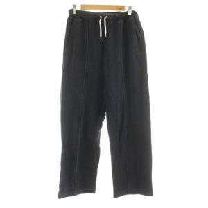 PILE JERSEY PANTS イージーパンツ ストレート パイル地 S0 紺 ネイビー 25MMSPA10