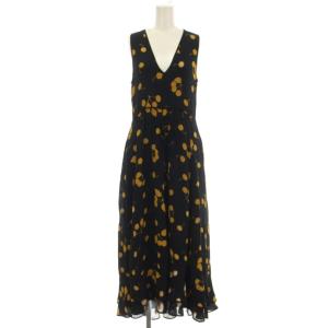 ワンピース ロング ノースリーブ 2 ネイビー 濃紺 S191-9634 /G