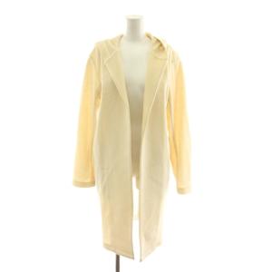 フーディーコート ロング トッパー ウール S アイボリー 10-6309602 /KU