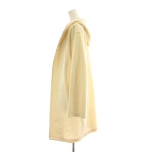 Theory フーディーコート ロング トッパー ウール S アイボリー 10-6309602 /KU