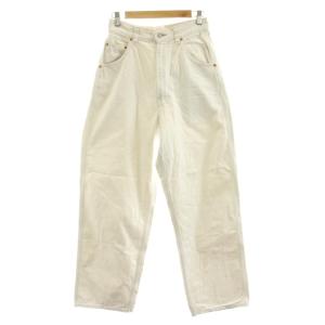 TOOL DENIM PANTS ツールデニムパンツ ジーンズ ハイウエスト ジップフライ 34 白 ホワイト