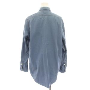 MADISONBLUE ハンプトンバックサテンシャツ HAMPTON BACK SATIN SHIRT ブラウス 長袖 ロゴ刺繍