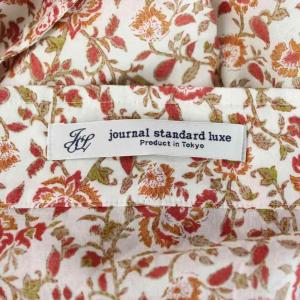 JOURNAL STANDARD LUXE 26SS ボイルフラワー キャミサロペ パンツ サロペット 赤 レッド 白 ホワイト 花柄 26030440014010