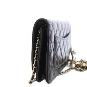 CHANEL チェーンウォレット ショルダーバッグ ココマーク エナメル 27番台