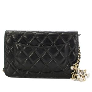 CHANEL チェーンウォレット ショルダーバッグ ココマーク エナメル 27番台
