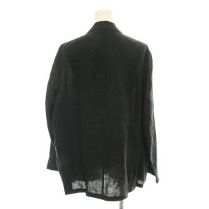 JOURNAL STANDARD 23SS リネンライトジャケット テーラード アウター F 黒 ブラック 無地 長袖 2B 23010400802010