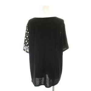 PS Paul Smith Tシャツ カットソー XL 黒 ブラック ドット Vネック 半袖 KKPMBM0292 /YM