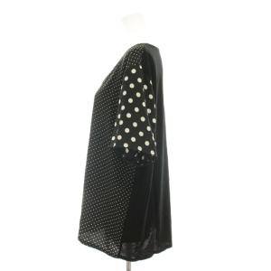 PS Paul Smith Tシャツ カットソー XL 黒 ブラック ドット Vネック 半袖 KKPMBM0292 /YM
