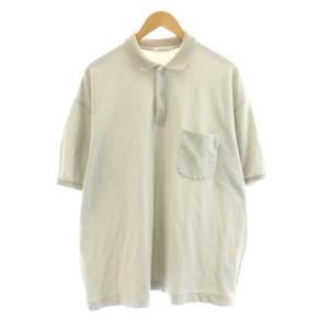 S/S Polo Shirt ポロシャツ カットソー 鹿の子 半袖 M グレー SUHS418 /KU