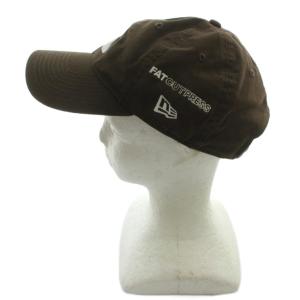 NEW ERA FATCUTPRESS キャップ 帽子 茶 ブラウン ロゴ刺繍 /GG51