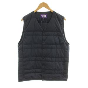 INNER DOWN VEST インナーダウンベスト Vネック L 紺 ネイビー ND2552N /KU