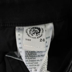 DIESEL SLANDY スランディ デニム パンツ 24 黒 ブラック スキニー 無地 フルレングス /LP