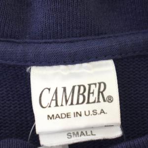 CAMBER ヘンリーネック ロンT 長袖 Tシャツ 厚手 S ネイビー 紺 /G