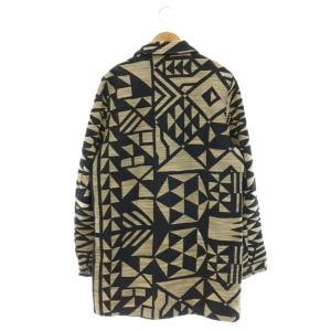 PS Paul Smith. RED EAR コート ロング 総柄 M ネイビー ベージュ PR-KQ-31416 /DO
