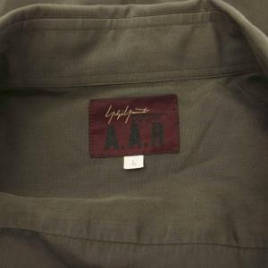 Yohji Yamamoto DURBAN A.A.R カジュアルシャツ 長袖 コットン L グレー X270112 /KU